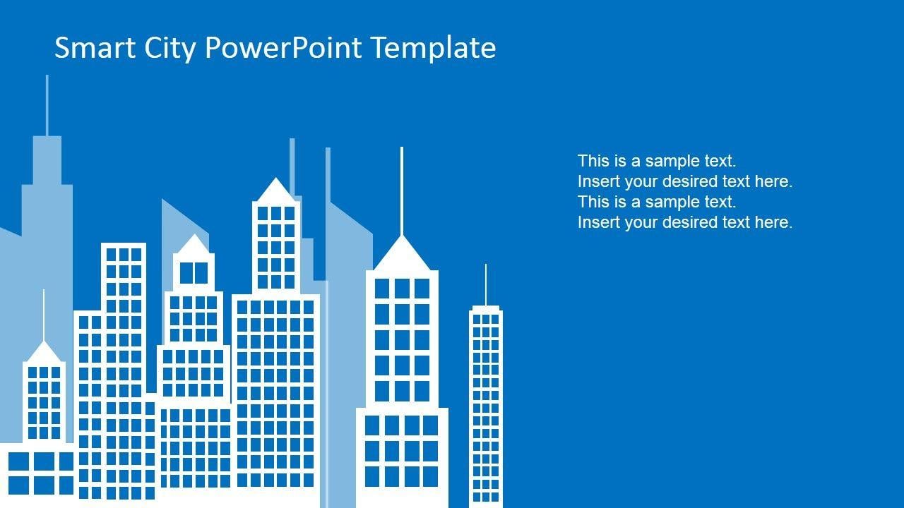 PowerPoint Slide Design of City Background