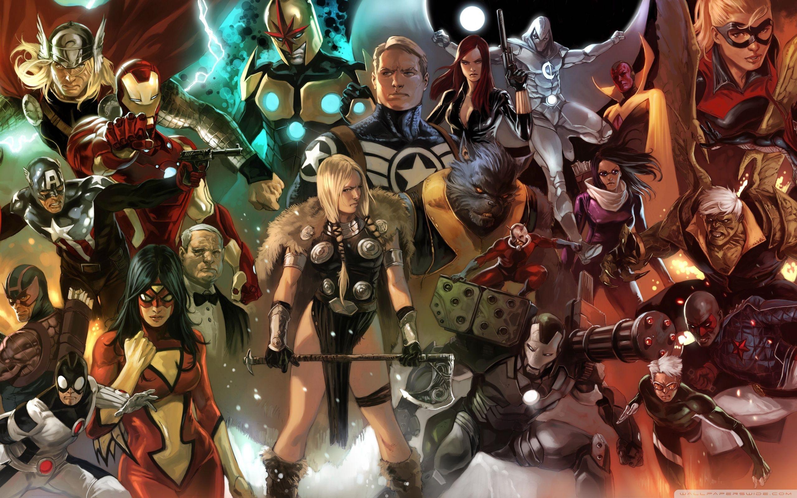 Marvel Comics Characters ❤ 4K HD Desktop Wallpaper for • Dual