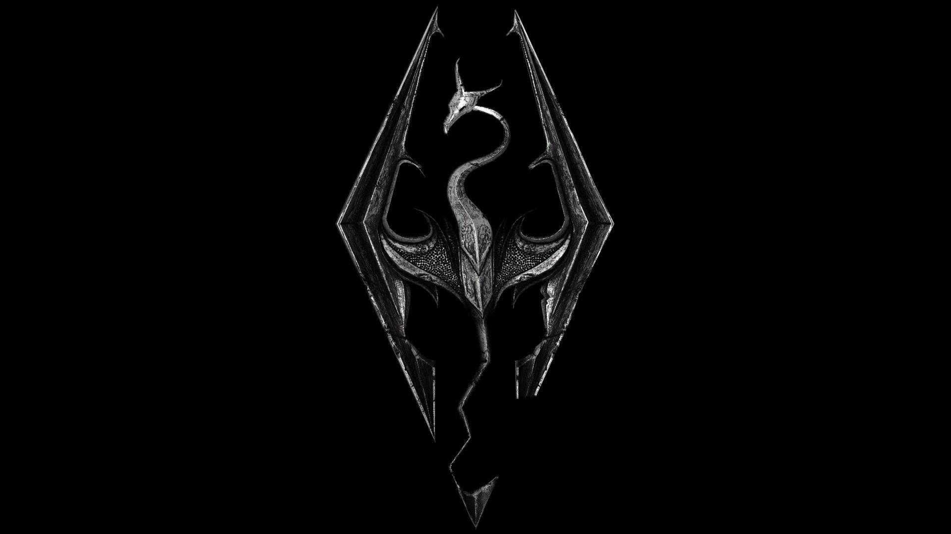 Skyrim Logo wallpaperx1080