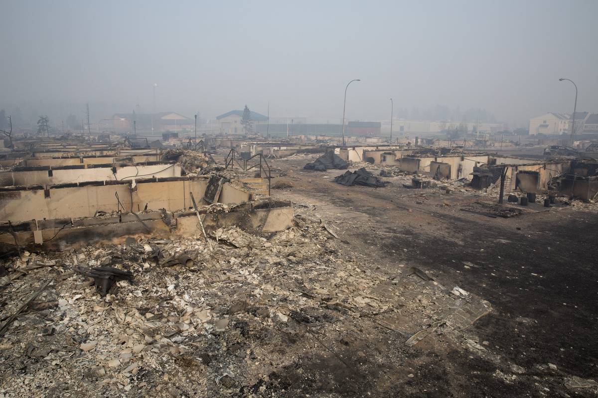 Fort McMurray looks like a war zone