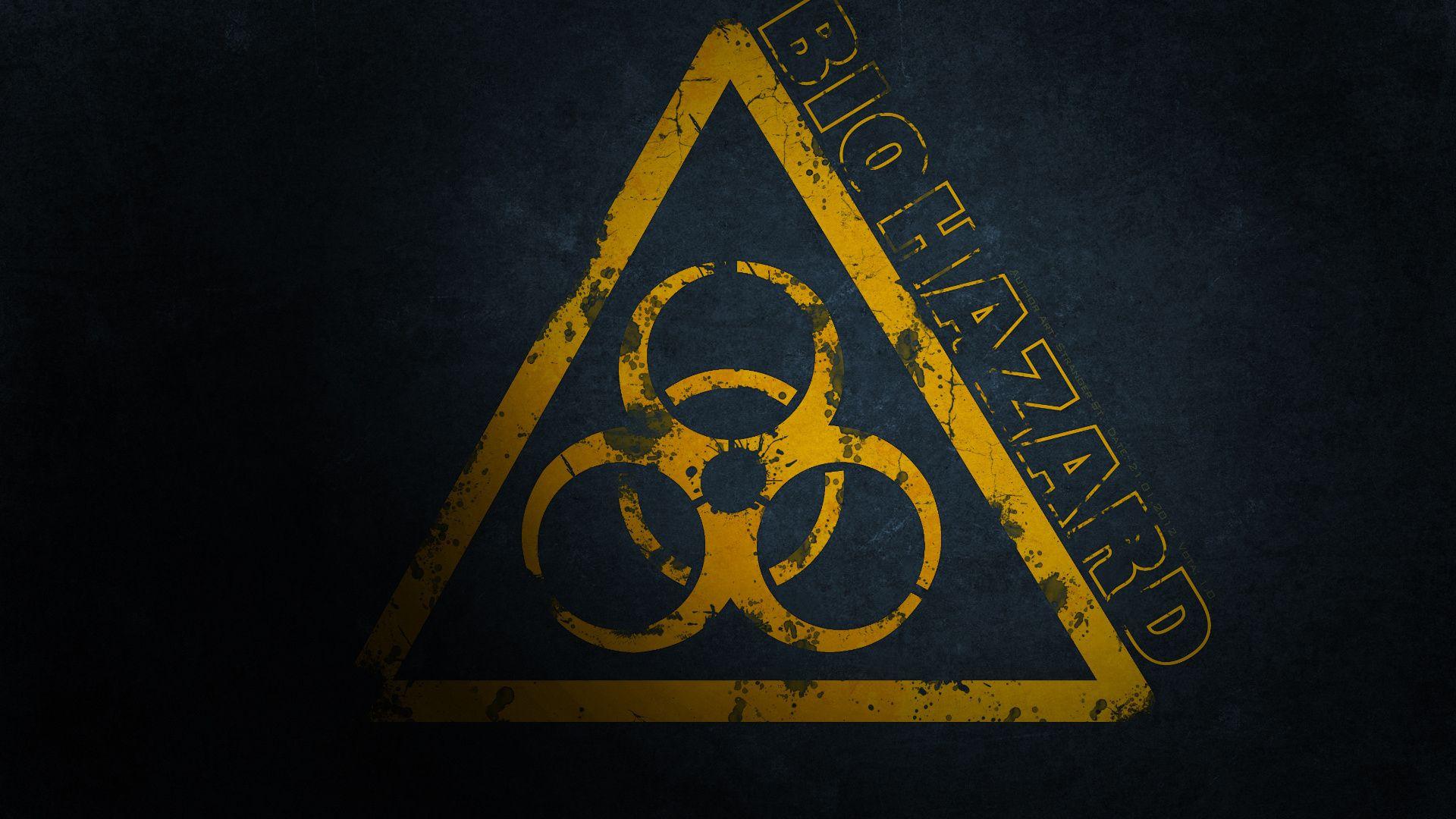 Biohazard, The Danger Sign, Biohazard Wallpaper