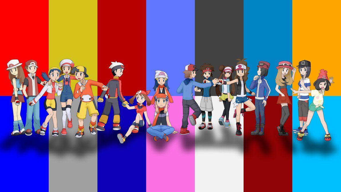 Wallpapers All Pokemon Trainer - Wallpaper Cave