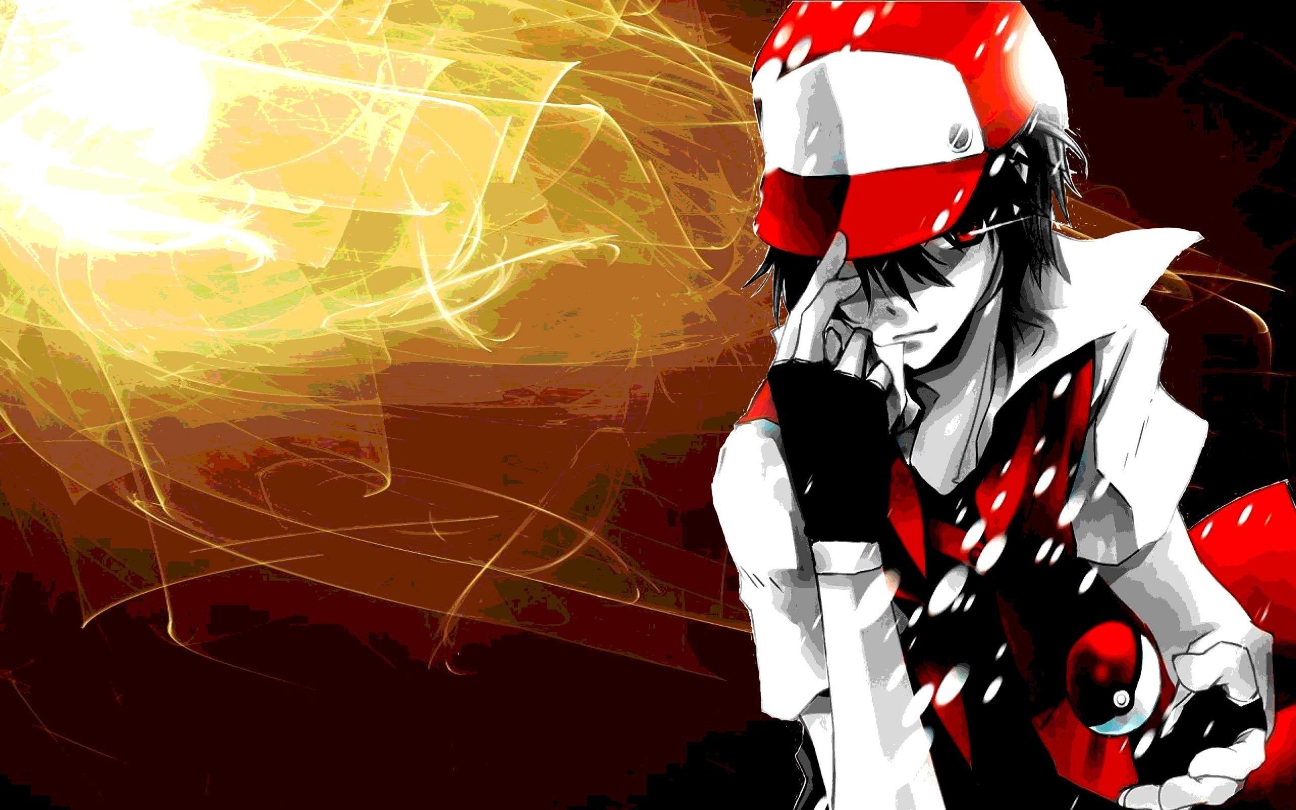 Pokemon Trainer Red Wallpaper