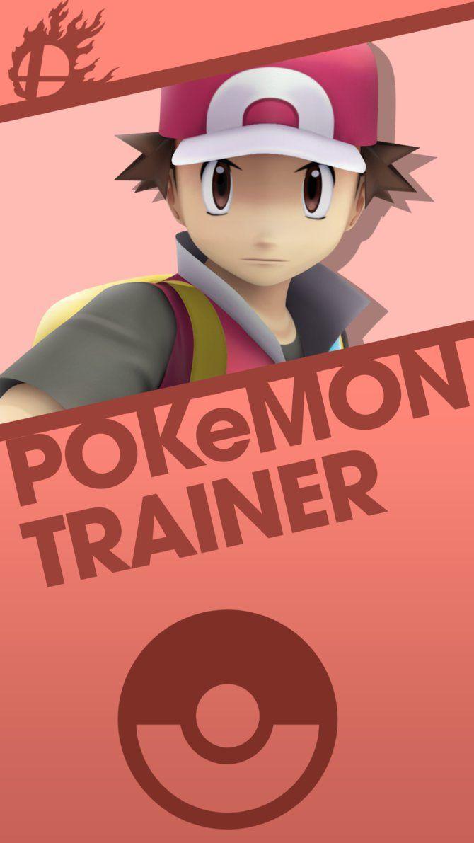 Pokemon Trainer Smash Bros. Phone Wallpaper