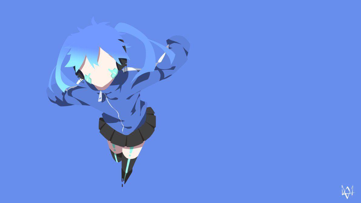 Ene (Mekakucity Actors) Minimalist Anime Wallpaper