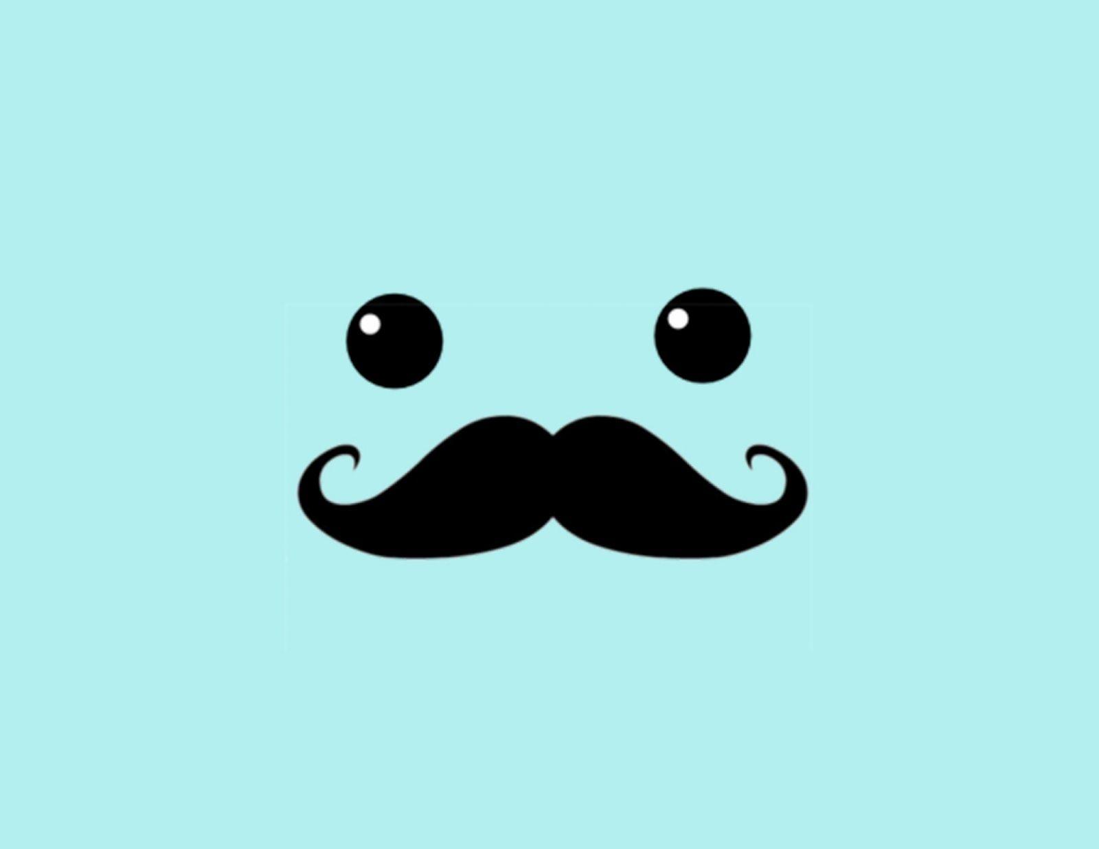 FREE: Kawaii Mustache Background. Raellarina Best