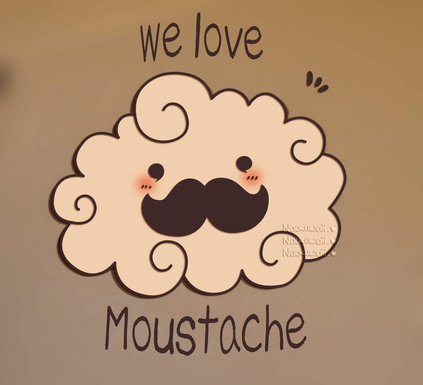 Cute Mustache Tumblr. Funny Wallpaper 7