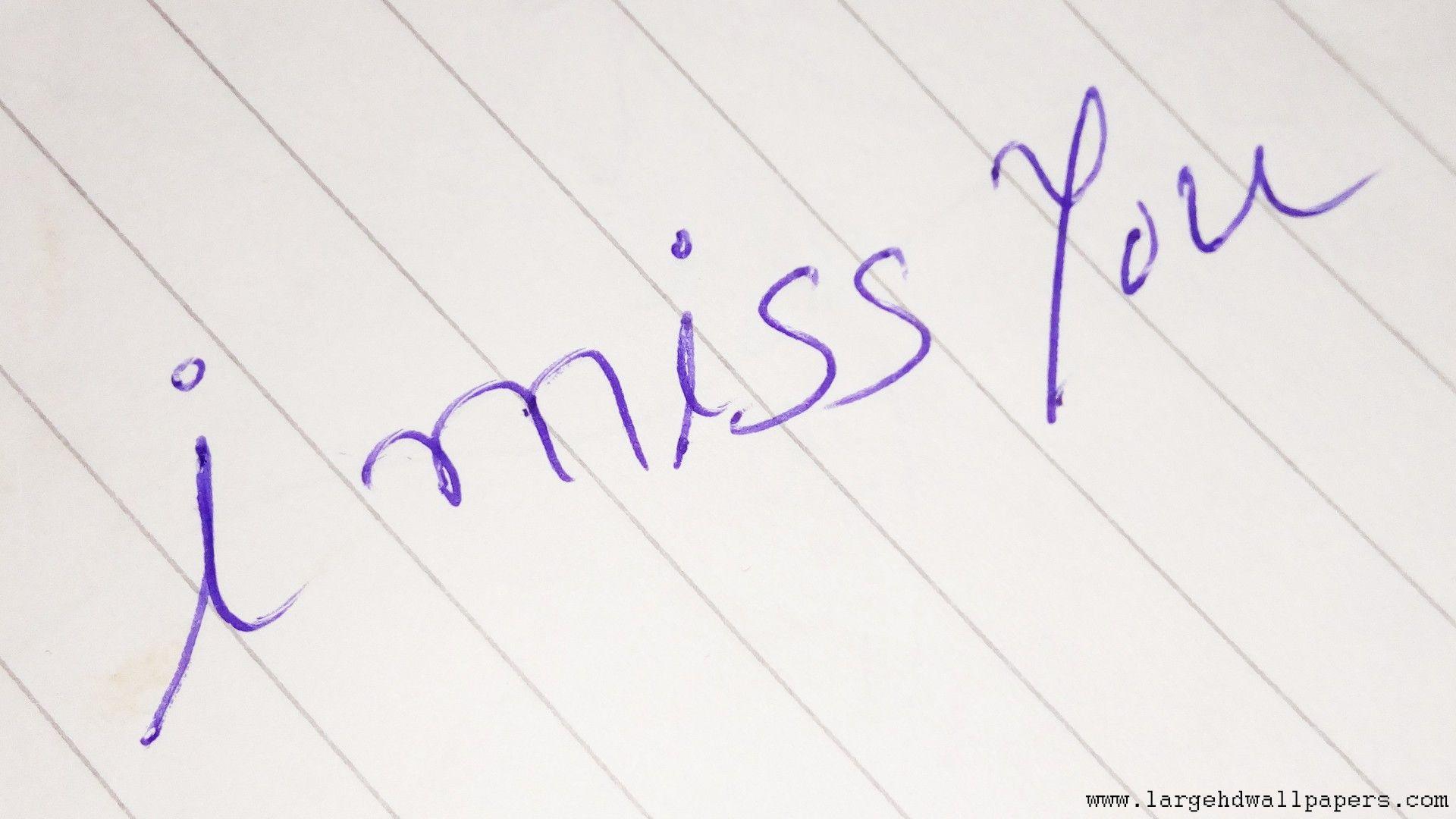 I Miss You So Much HD Image HD Wallpaper
