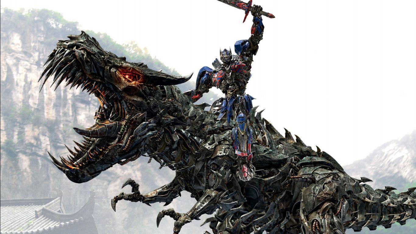 Optimus Prime Riding Grimlock Wallpaper in jpg format for free download