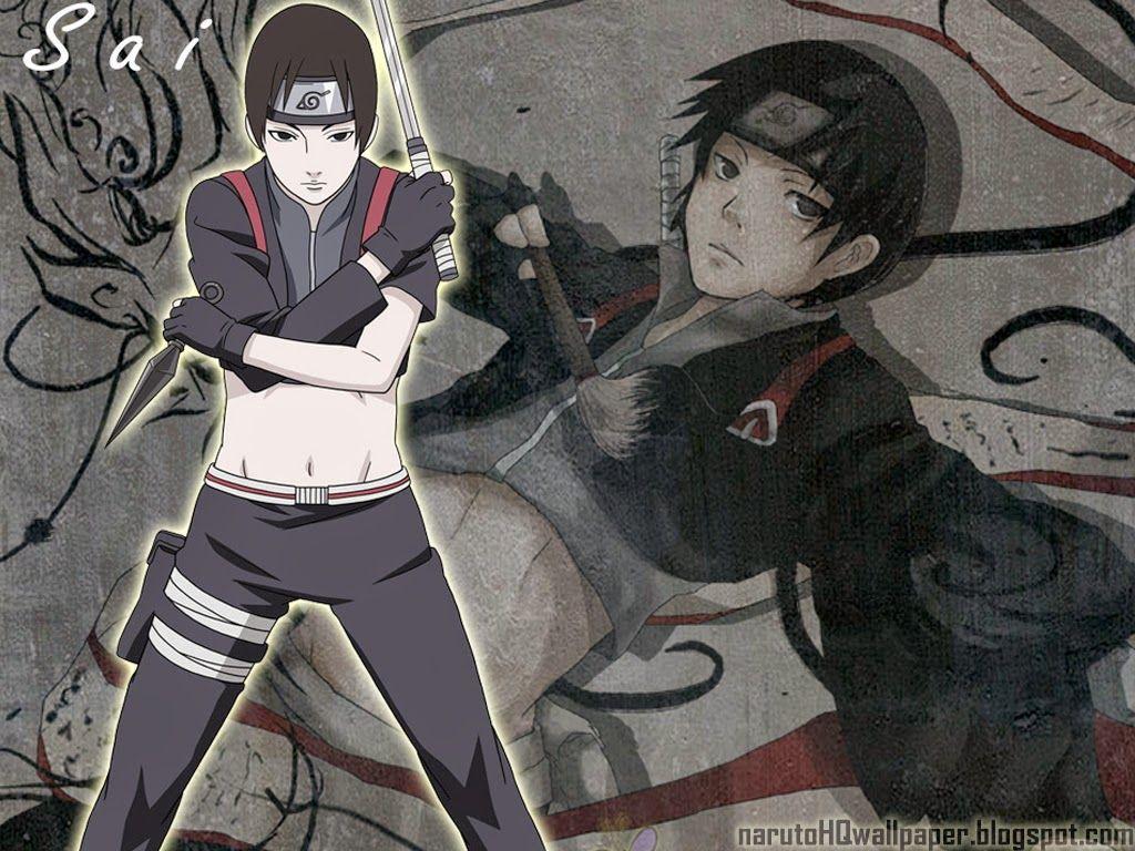 SAI, With Kunai and Tantoo. Naruto Shippuden Wallpaper