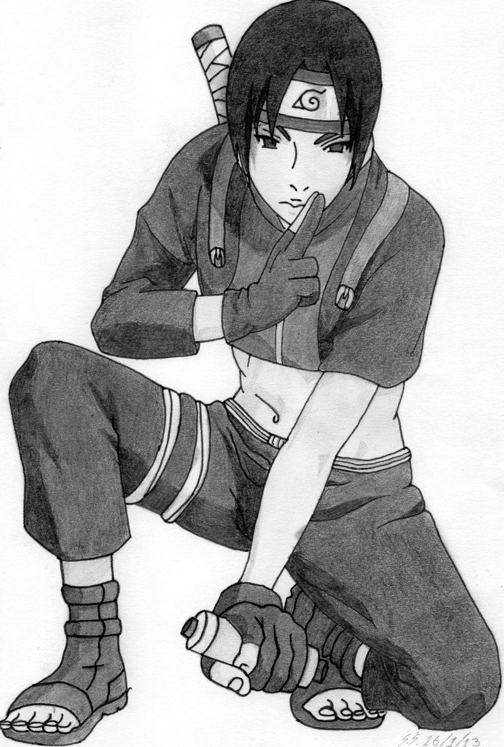 sai drawing - Itachi from Naruto
