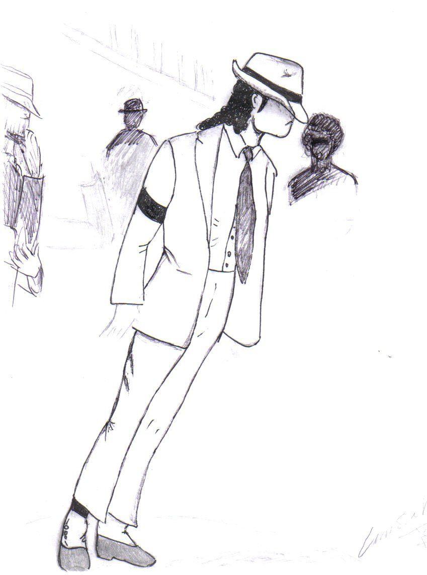 Michael Jackson 'Smooth Criminal' Drawing In Anime Style - Michael