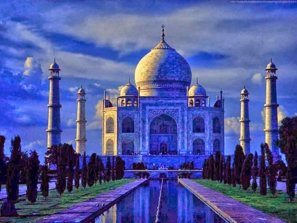 Beautiful Taj Mahal Poster by Mango Art  Displate