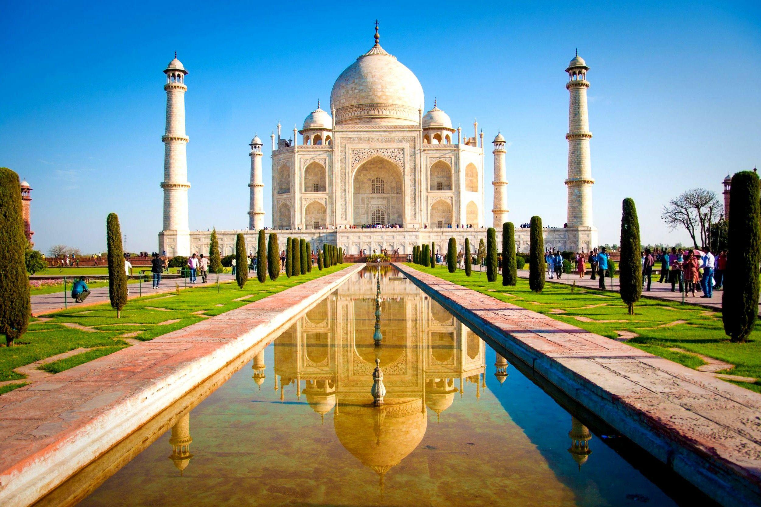 Free 3D Taj Mahal Desktop HD Wallpaper Download