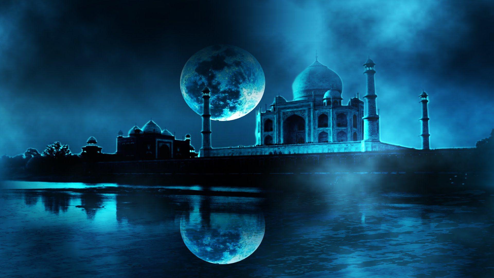 Taj Mahal Night Wallpapers  Top Free Taj Mahal Night Backgrounds   WallpaperAccess