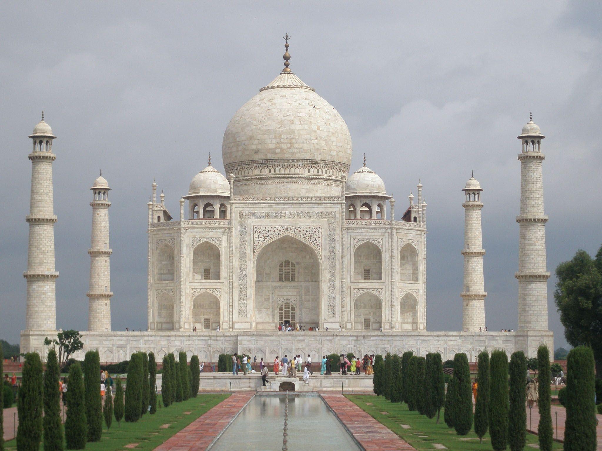 Download Taj Mahal HD Wallpaper Night Image Moon Picture