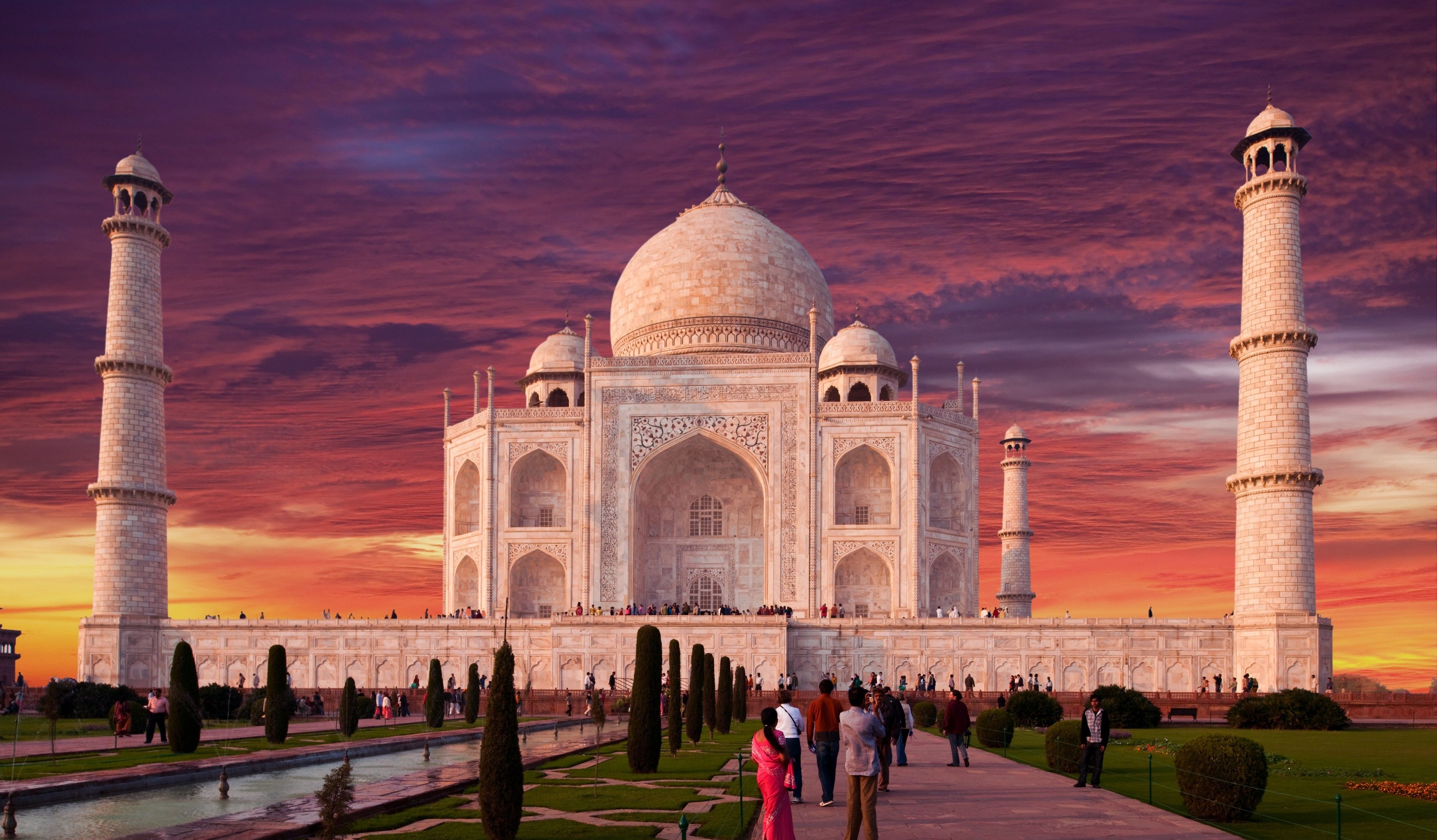 Taj Mahal HD Wallpaper and Background Image