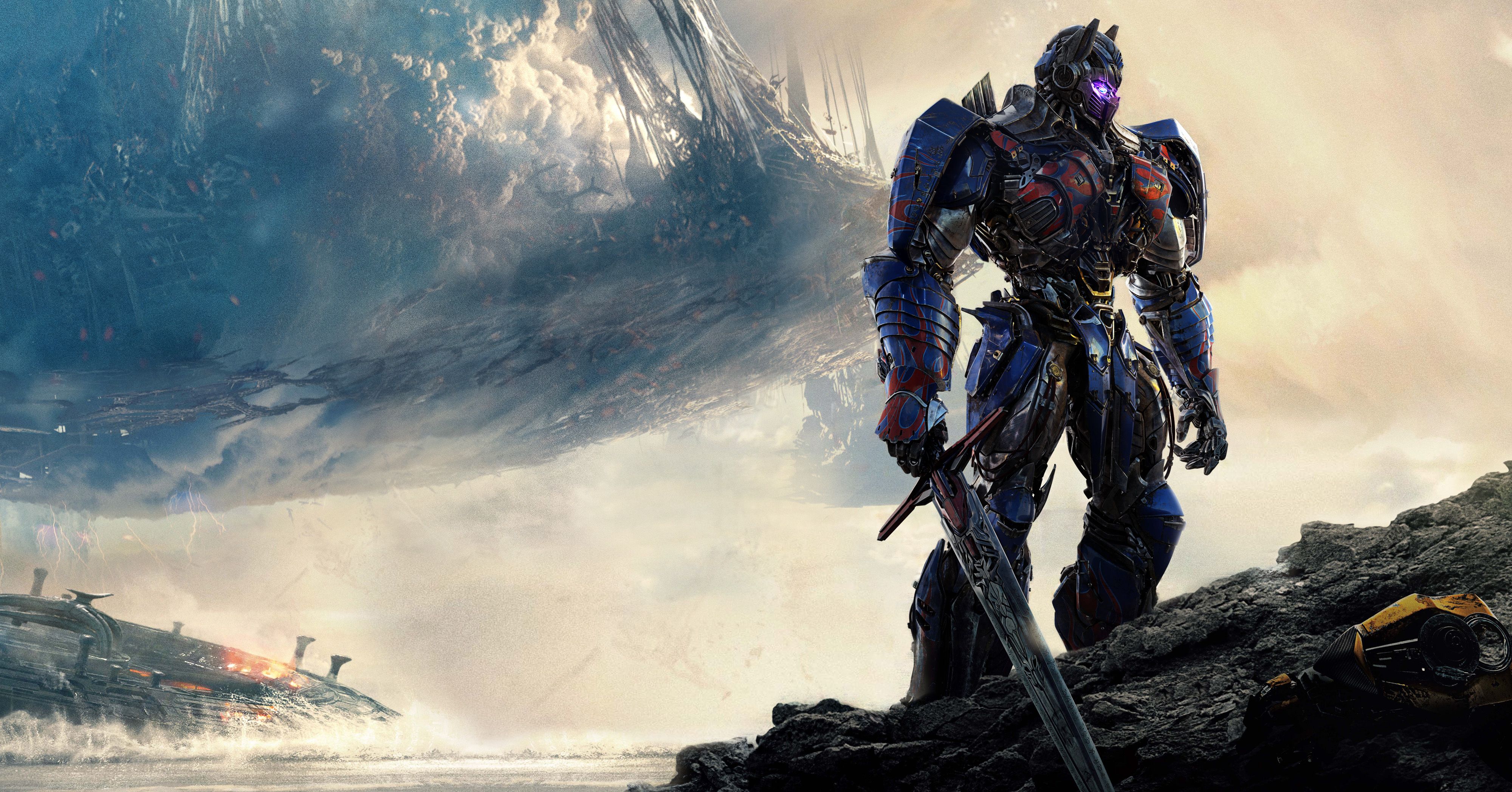 Wallpaper Optimus Prime, Transformers: The Last Knight, 4K, Movies