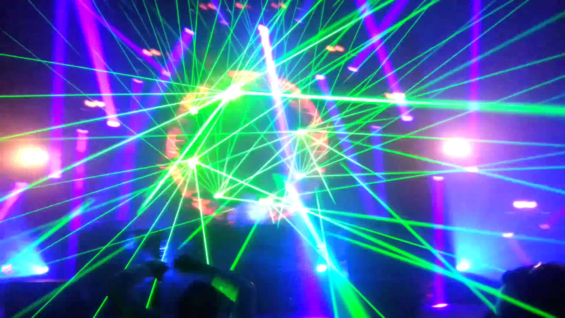 Reborn Music Festival laser show (HD 1080p)