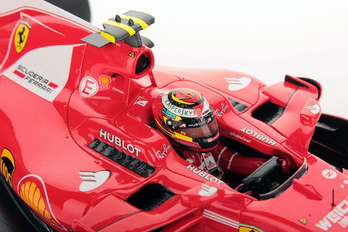 Ferrari SF70H Monaco GP Kimi Raikkonen 2nd place 1:18