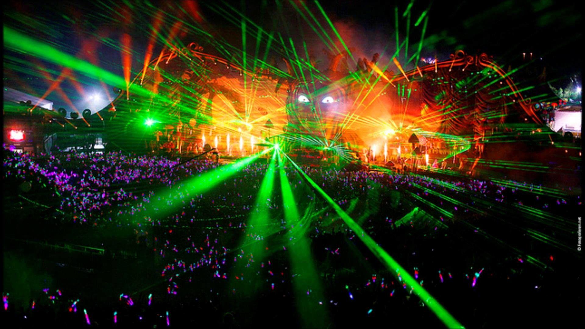 Tomorrowland Laser Show HD Wallpaper Image On Tomorrowland