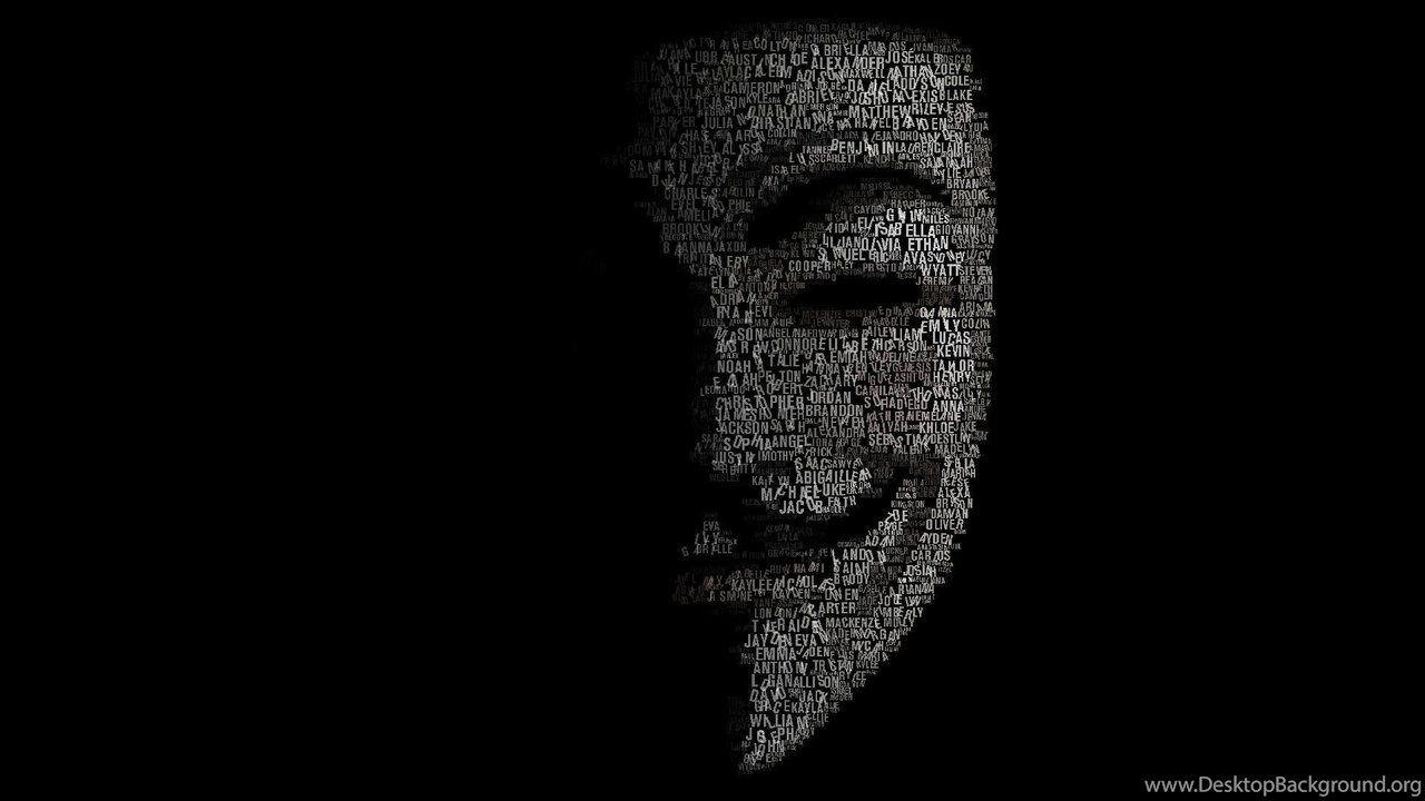 Hacker, Background, Anonymous, Mask, Anonymous, Words