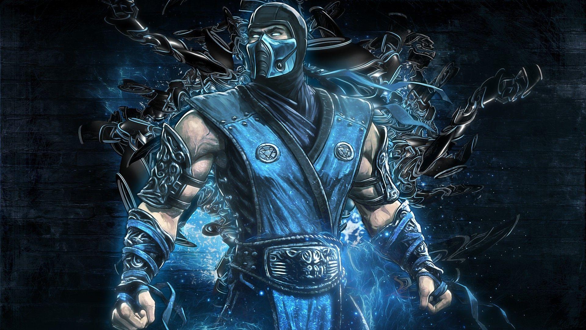 Wallpaper, 1920x1080 px, Mortal Kombat, PC gaming, Sub Zero, video