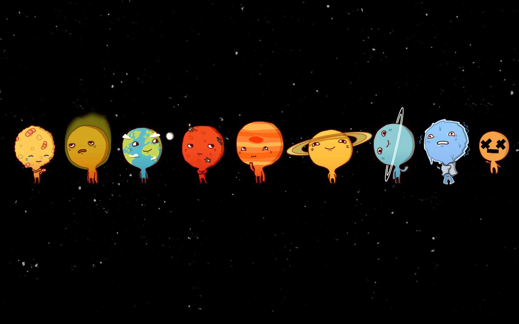 Funny Wallpaper Solar System Wallpaper
