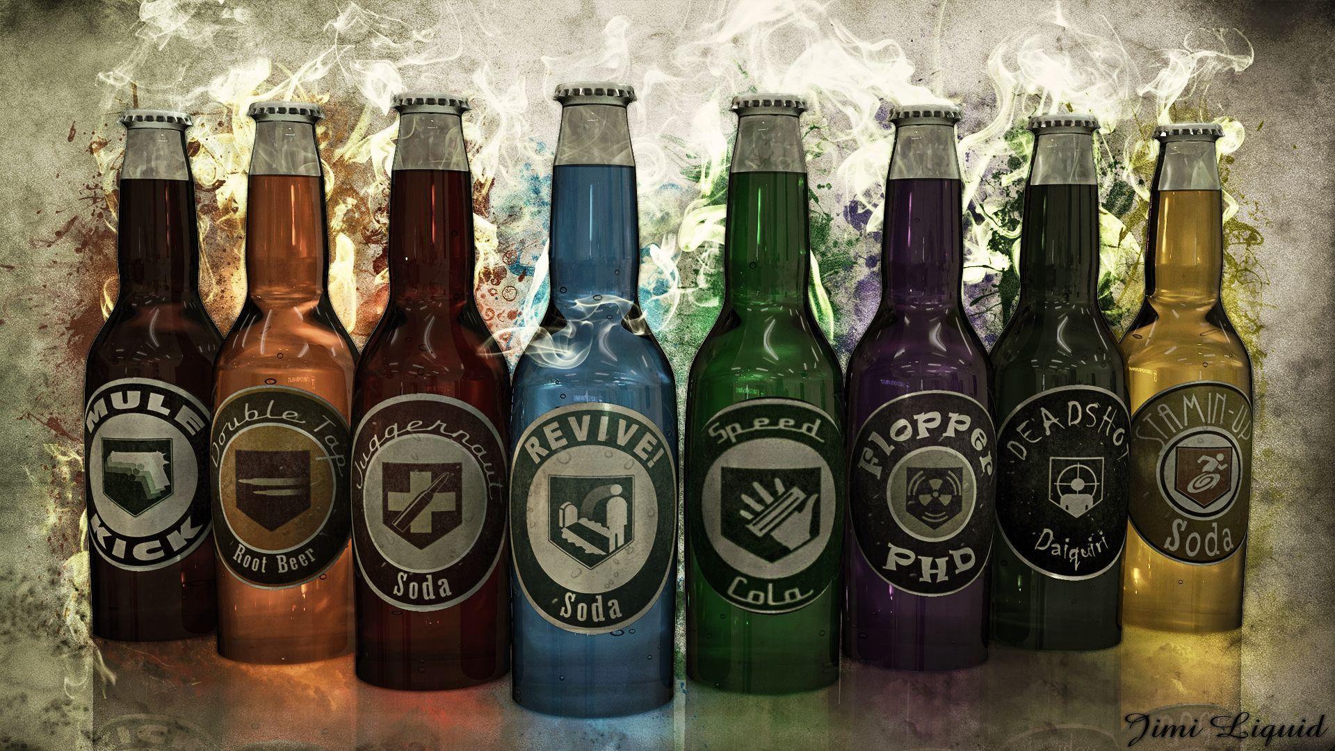 Call of duty zombies perks wallpaper
