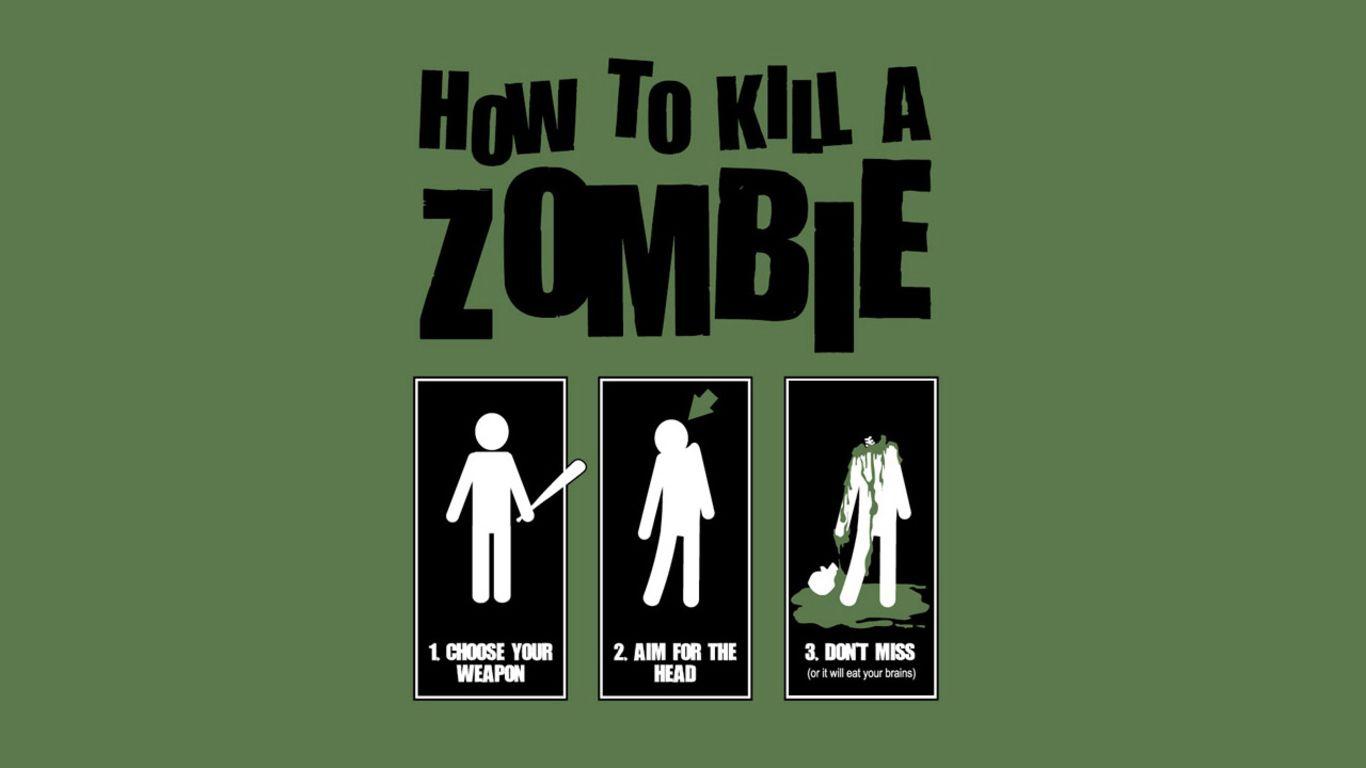 Funny Kill A Zombie Wallpapers Image Wallpapers.