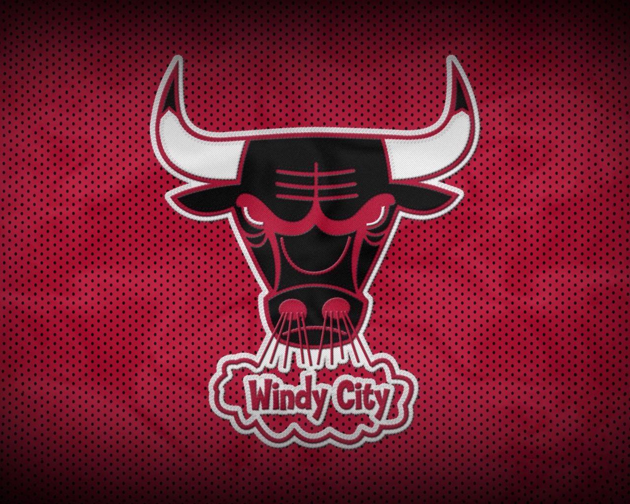 Download wallpaper 1280x1024 chicago bulls, bull, basketball, club