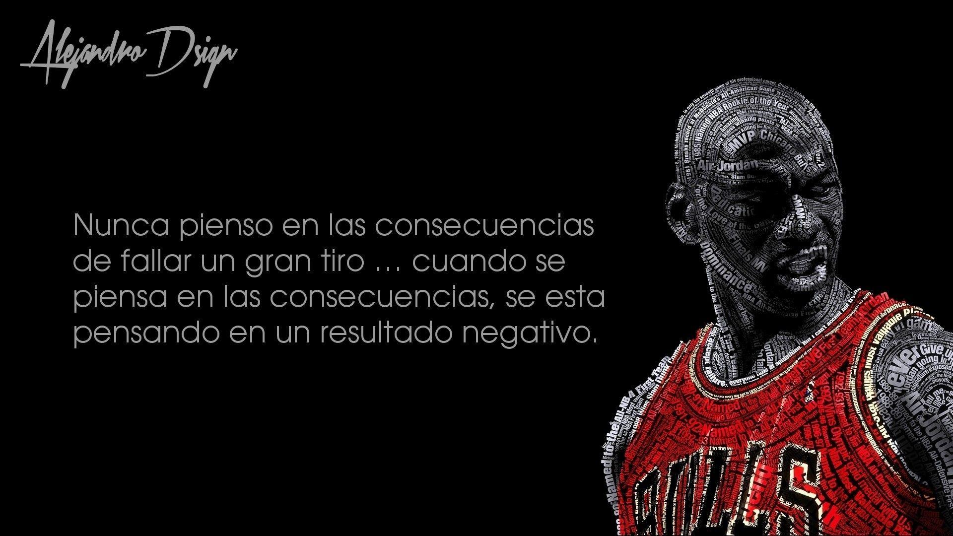 michael jordan chicago bulls basketball quote typographic portraits