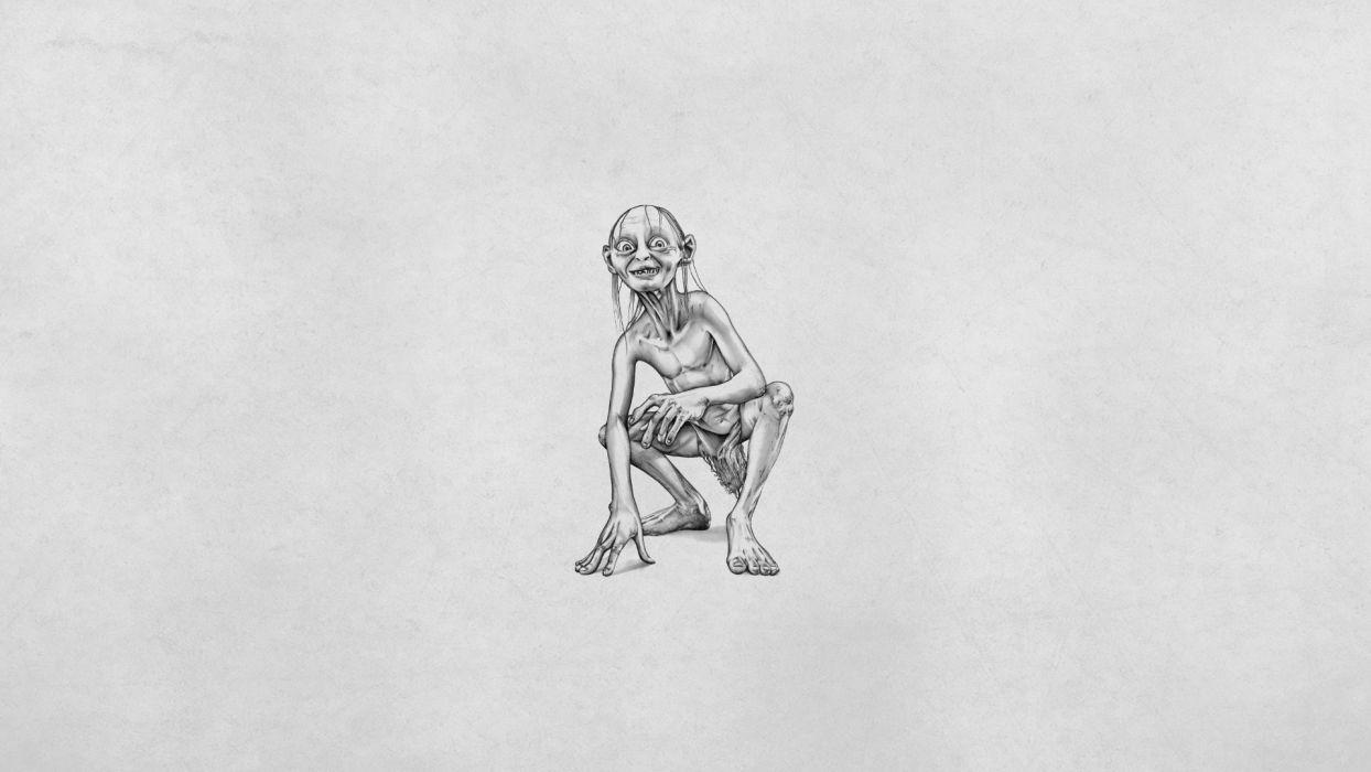 The Lord of the Rings The Hobbit Gollum Smeagol wallpaper