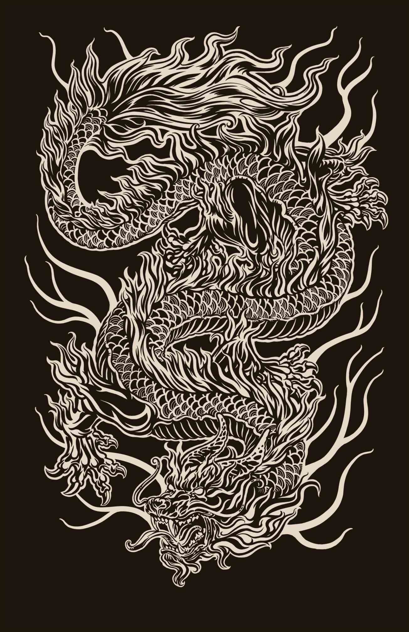 Dragon Tattoo Dragon Tattoos Collection Pin Anime Wallpaper Tiger