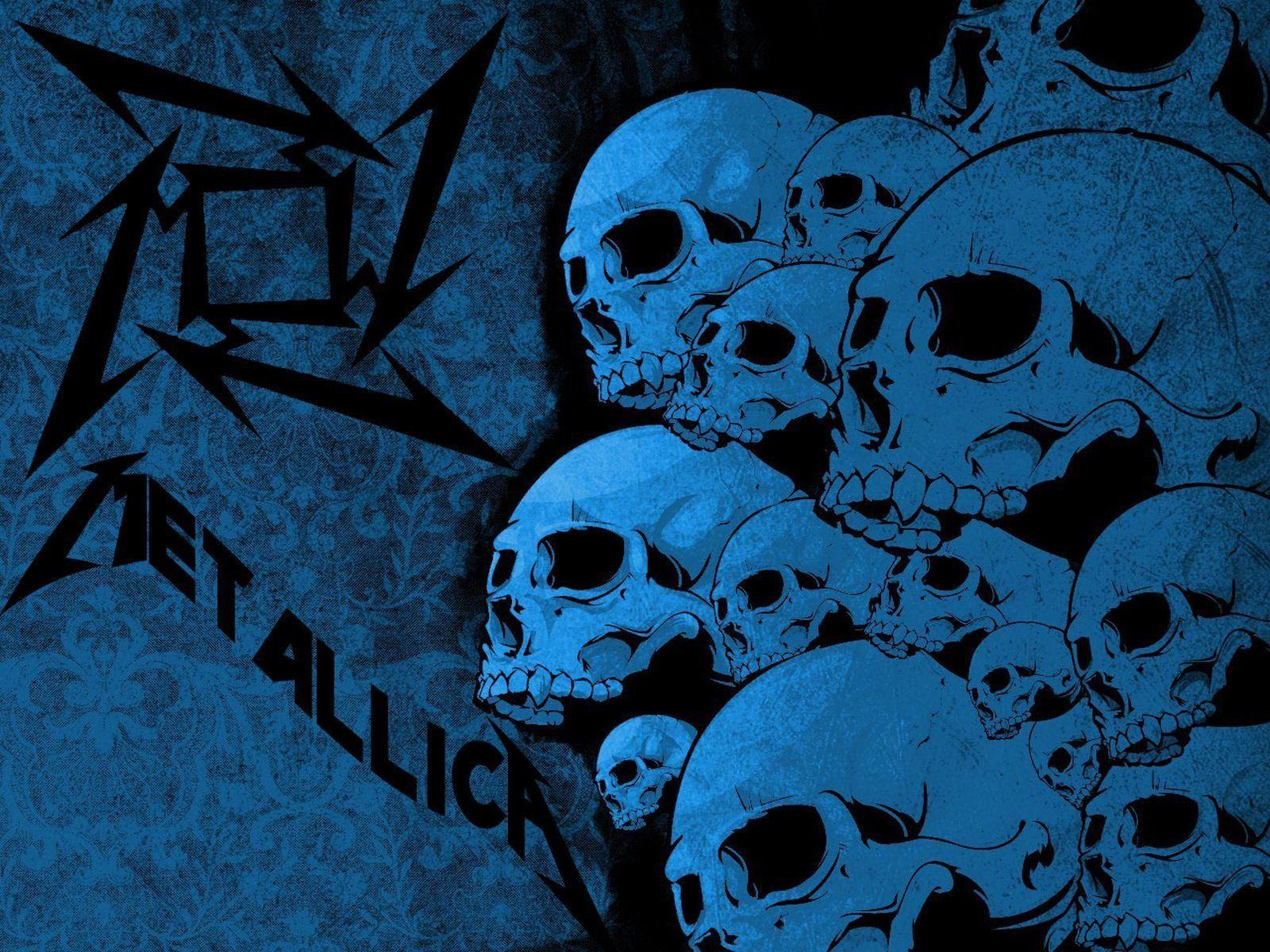 metallica skulls wallpaper