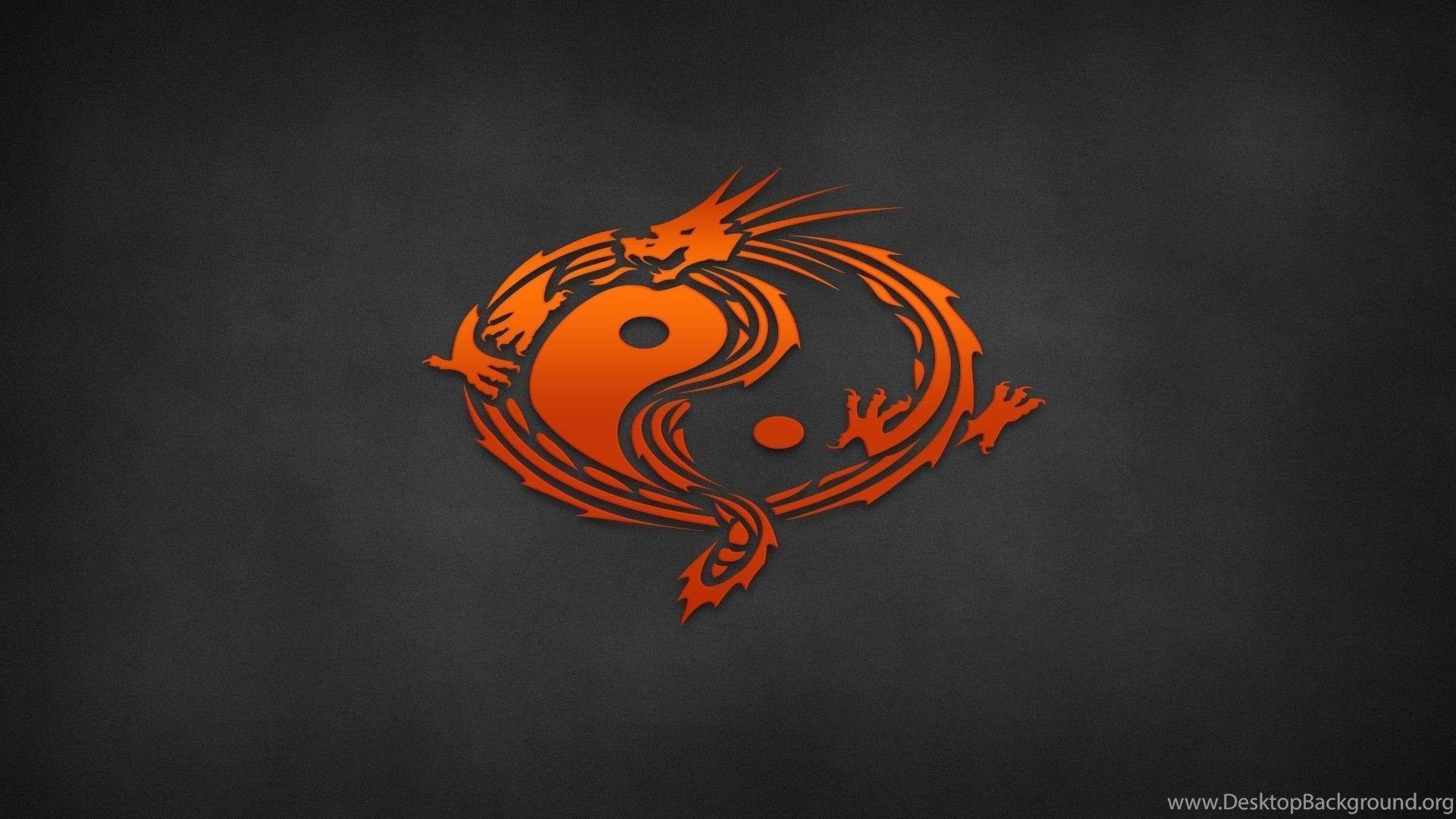 Dragon Yin Yang Wallpaper Desktop Background
