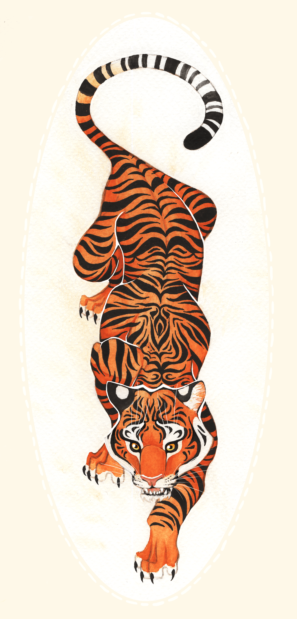 Yang Dragon Tiger Wallpaper