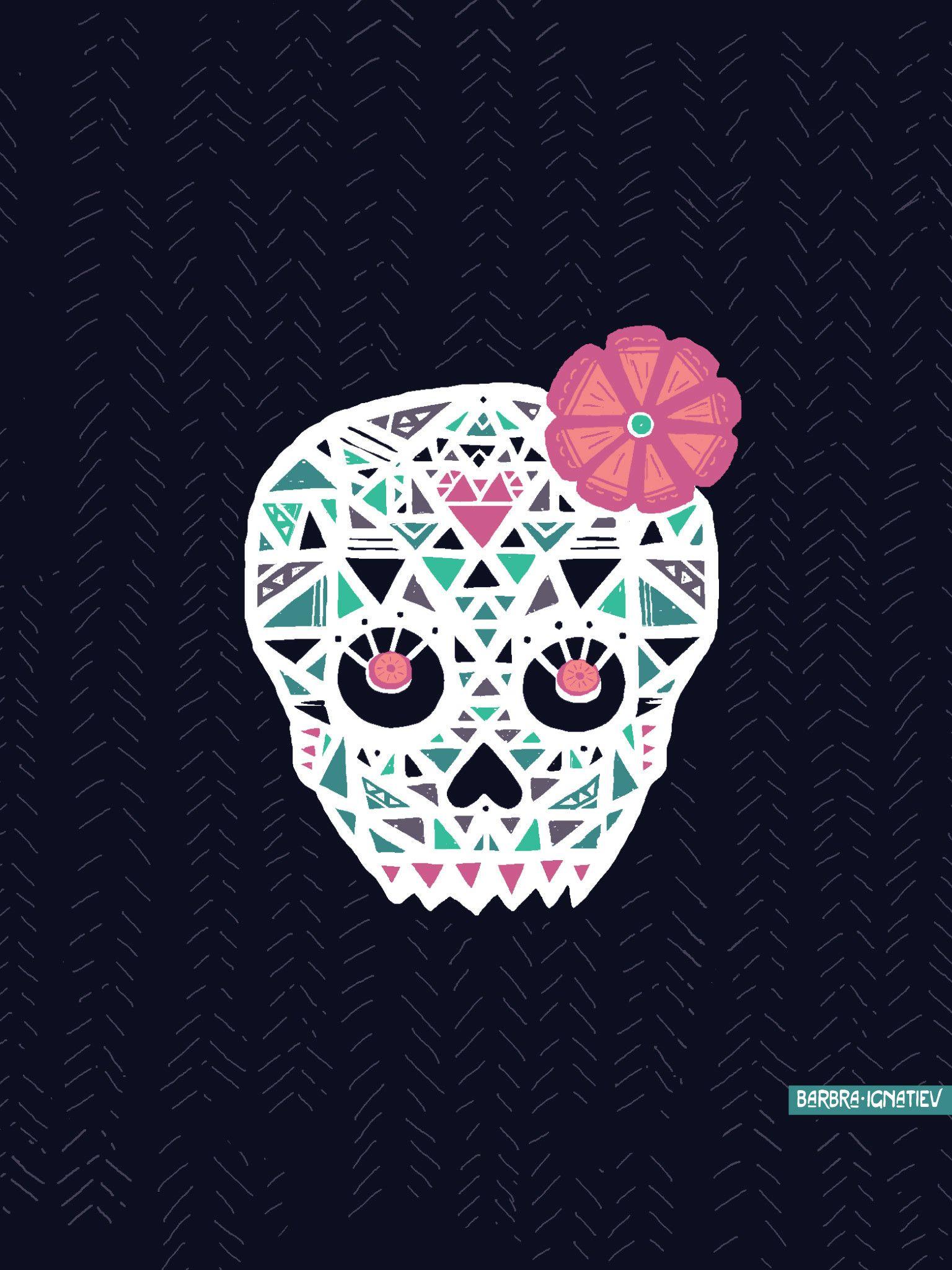 Skull Wallpaper for iPhone