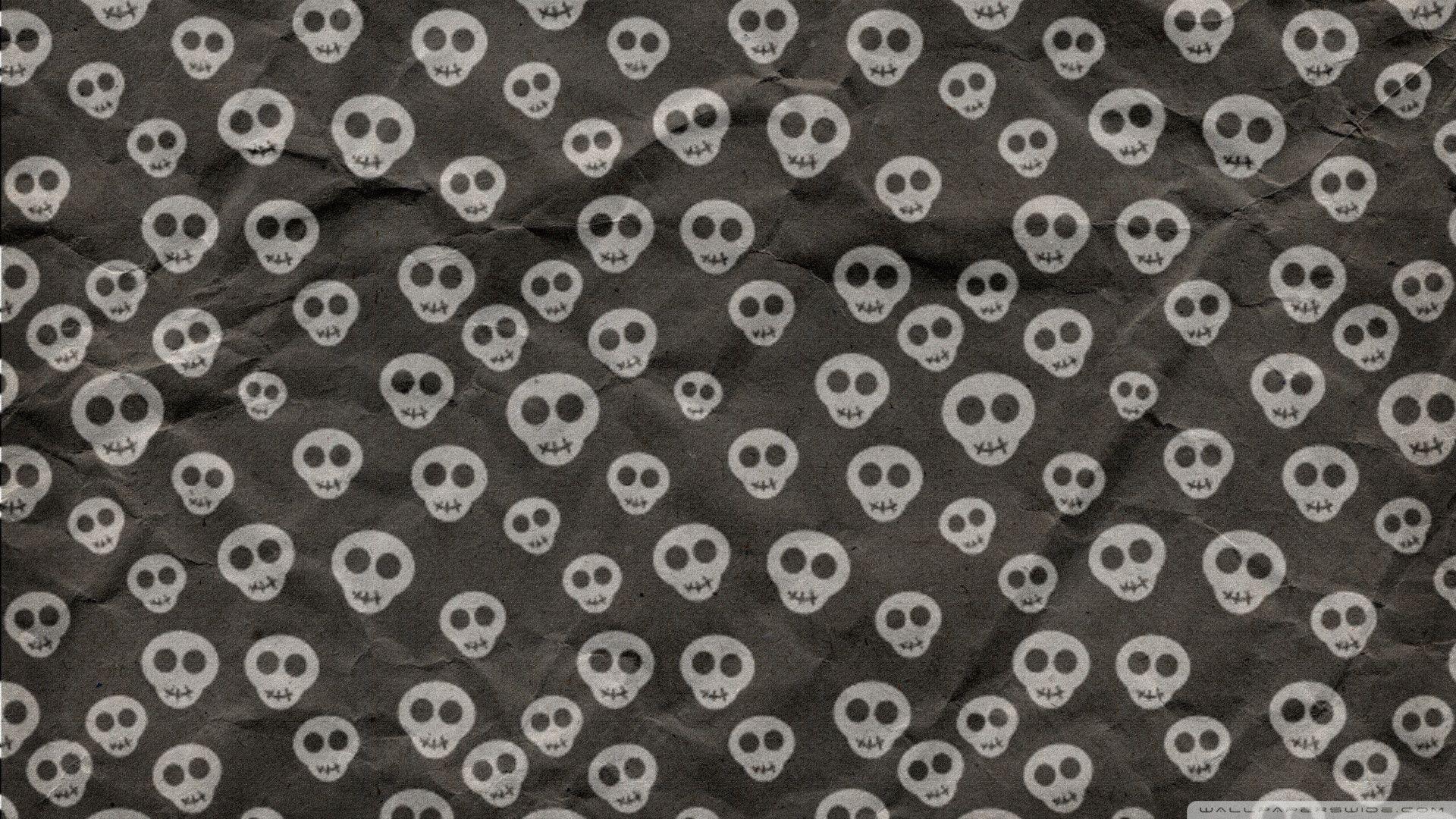 Cute skulls wallpaper