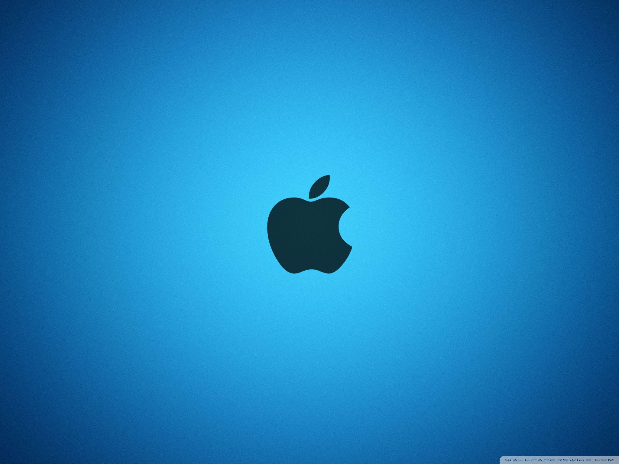 Apple Blue Logo ❤ 4K HD Desktop Wallpaper for 4K Ultra HD TV • Dual