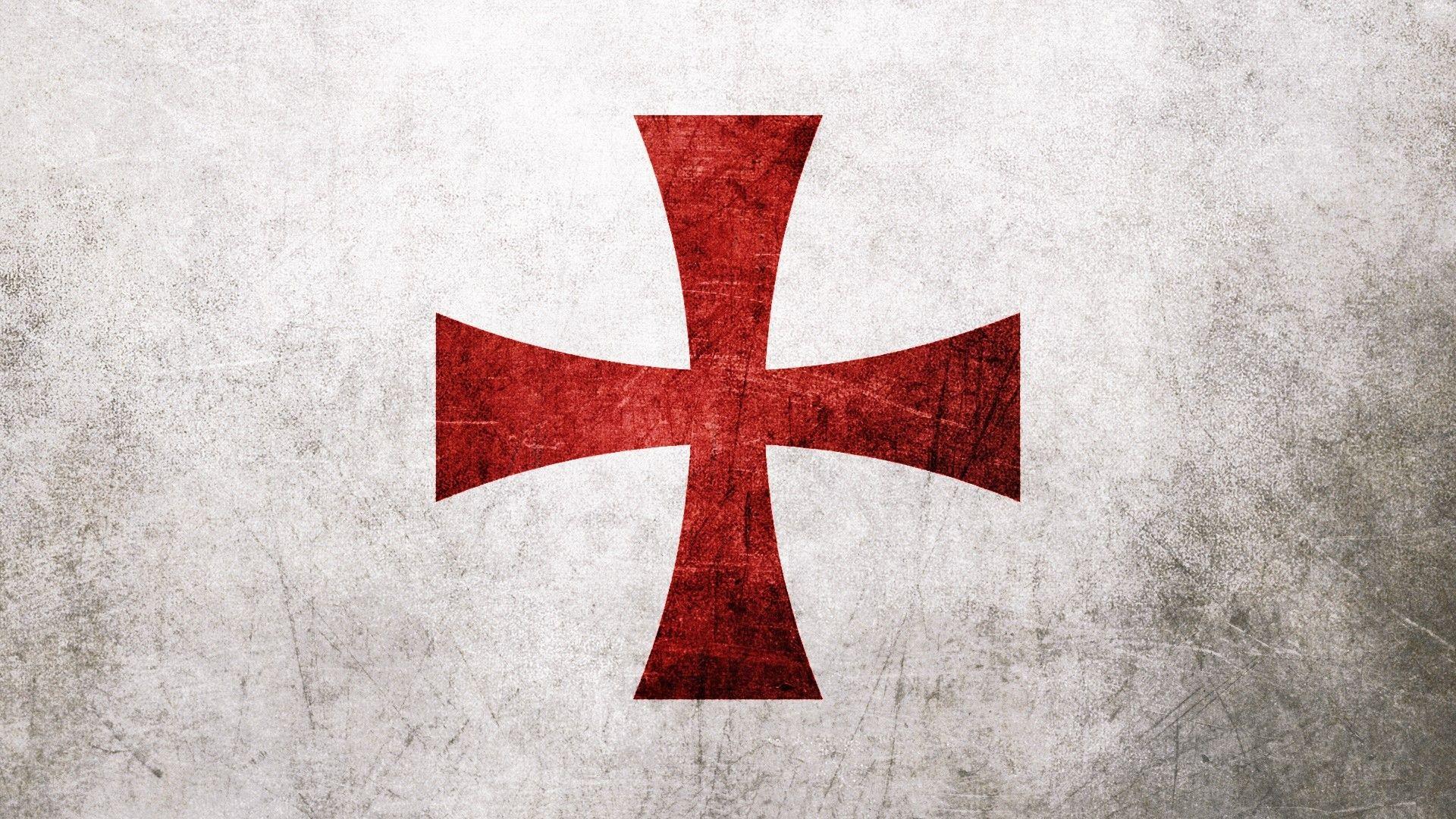 Wallpaper, red, symmetry, flag, cross, Christianity, Templar, leaf