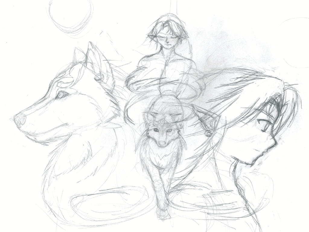 Wolf Link Rough Wallpaper