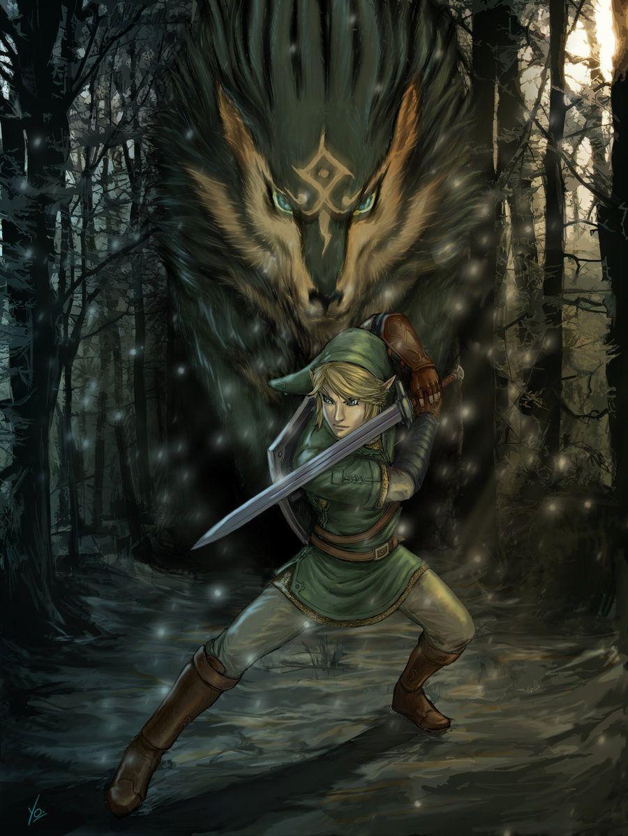 Zelda Twilight Princess Wolf Link Wallpaper