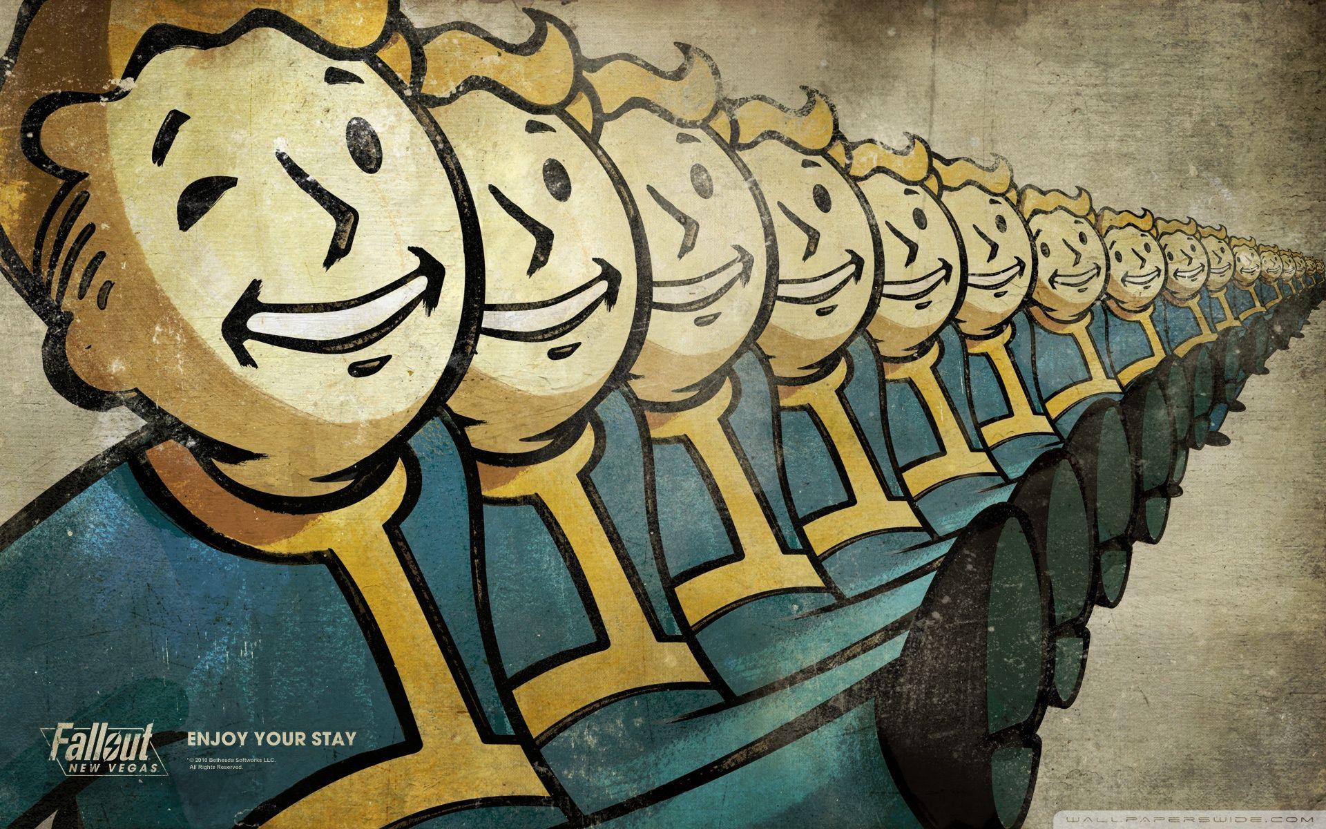 Fallout New Vegas Wallpapers Vault Boy Wallpaper Cave
