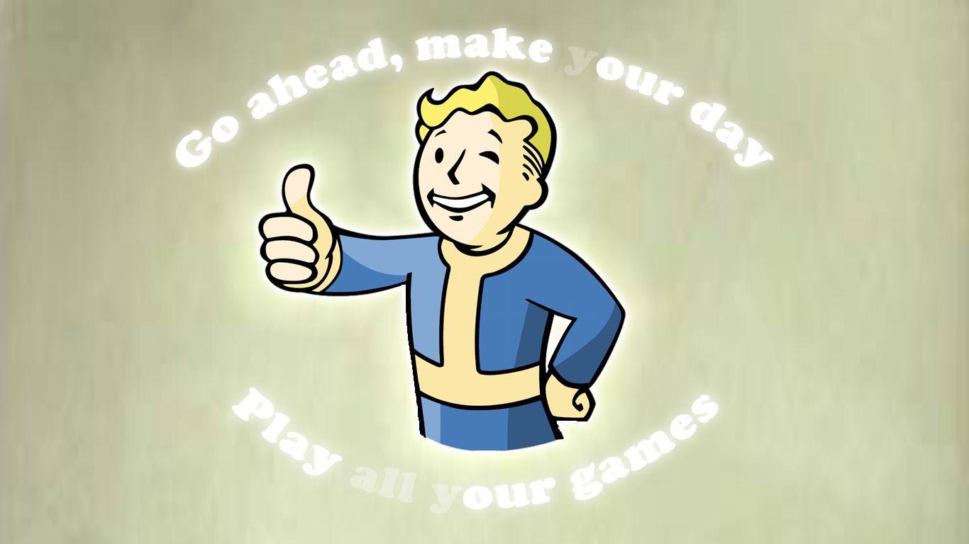 Fallout 4 Vault Boy Wallpaper Desktop Wallpaper Box