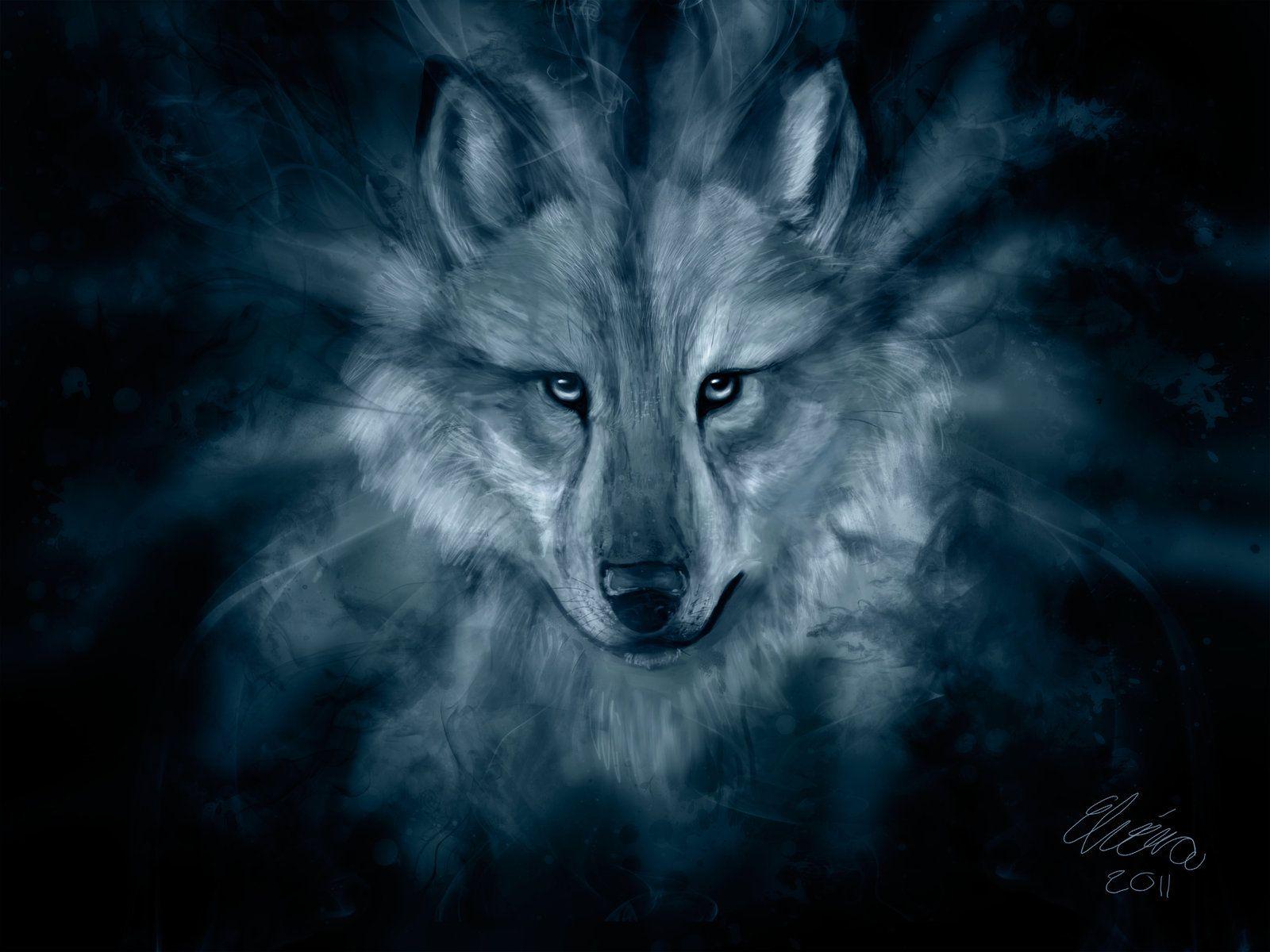 Animated Desktop HD Free Printable Wolf Image