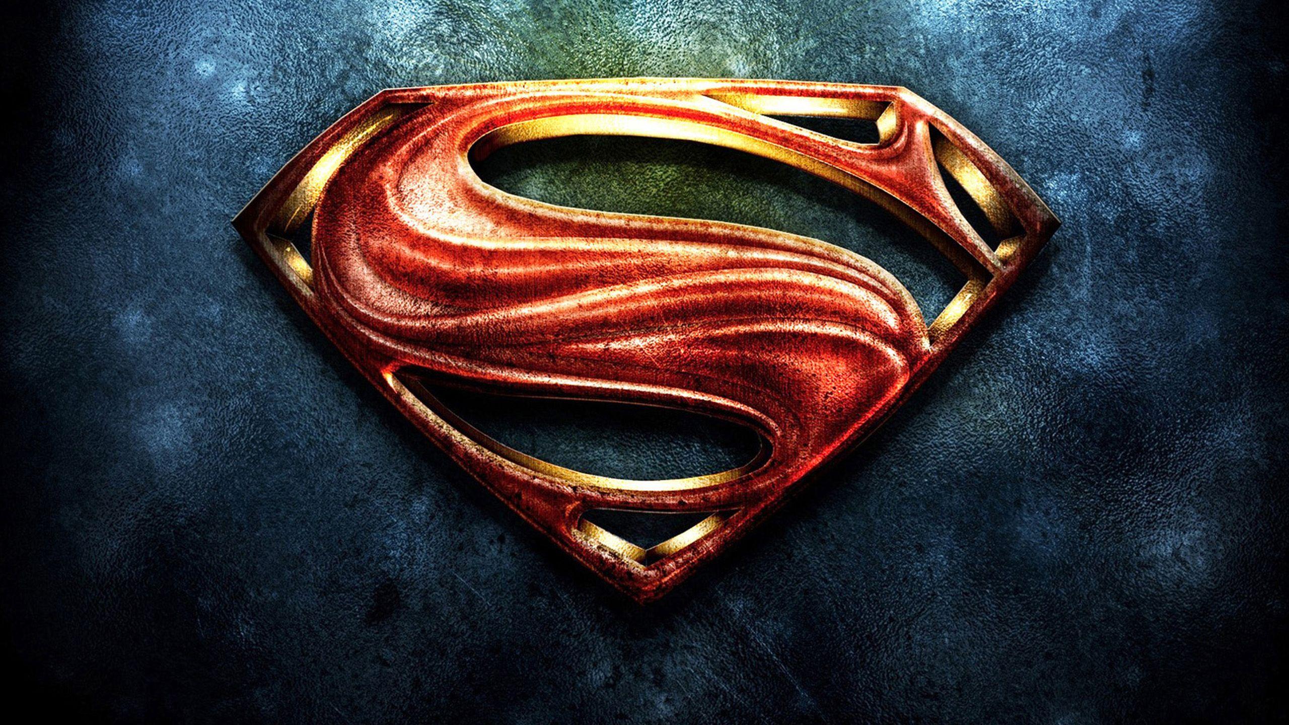 HD Superman Logo iPad Background