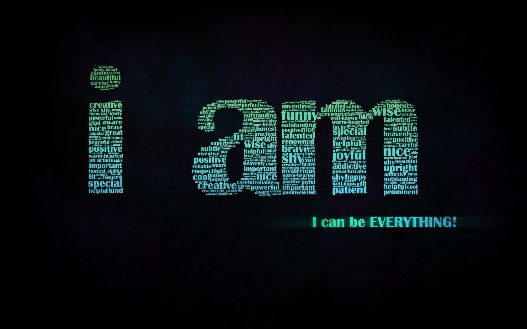 What follows these two powerful words are most important. #i #am