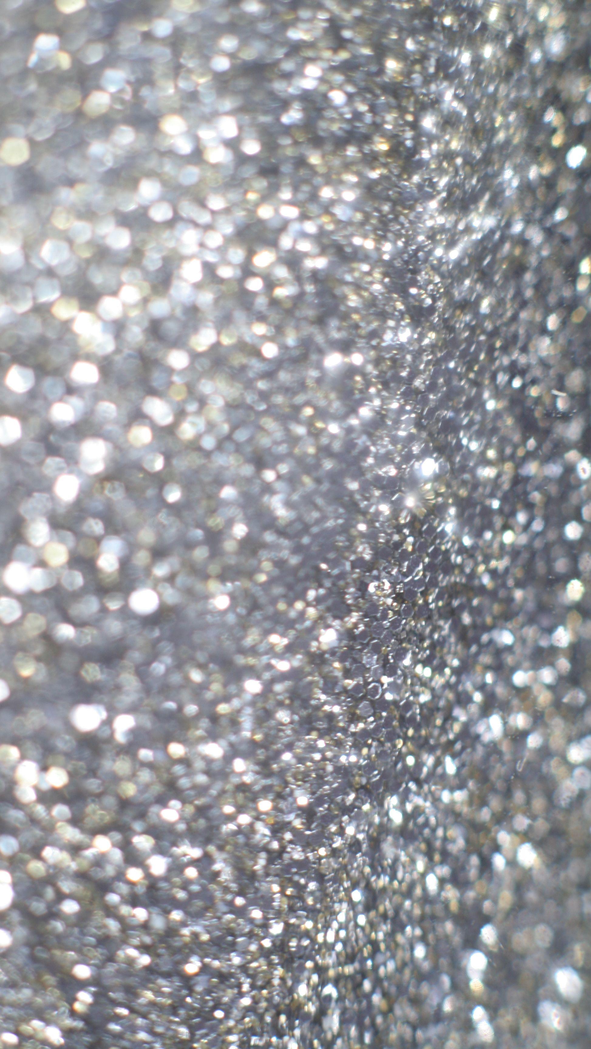 Silver glitter iphone phone wallpaper background lock screen