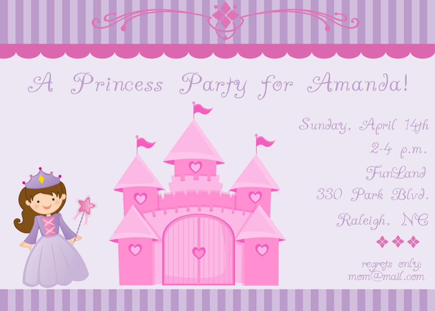 princess background party